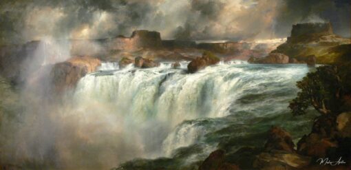 Chutes de Shoshone no rio Snake – Thomas Moran Thomas Moran Master Apollon 2