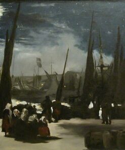 Clair de lune sur le port de Boulogne – Edouard Manet: Luz da lua sobre o porto de Boulogne – Edouard Manet Édouard Manet Master Apollon