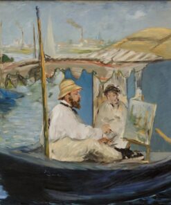 Claude Monet pintando em seu ateliê – Edouard Manet Édouard Manet Master Apollon
