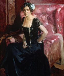 Clotilde em vestido de noite – Sorolla Joaquín Sorolla Master Apollon