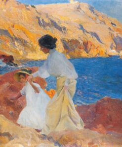 Clotilde e Elena nas rochas, Javea – Sorolla Joaquín Sorolla Master Apollon