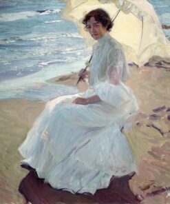 Clotilde na praia – Sorolla Joaquín Sorolla Master Apollon