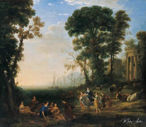 Cena Costeira com Europa e o Touro – Claude Lorrain Claude Lorrain Master Apollon