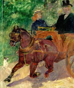 Cob atrelado a um carro – Toulouse Lautrec Henri de Toulouse-Lautrec Master Apollon