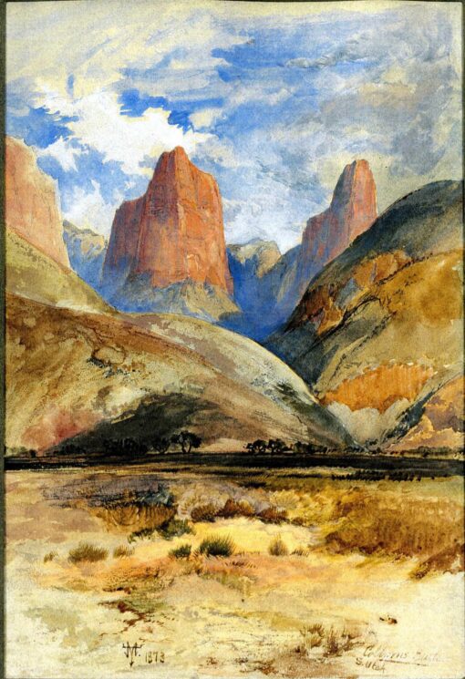 Colburn’s Butte, sul de Utah – Thomas Moran Thomas Moran Master Apollon 2