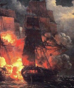 Combate naval em vista das ilhas Loz 7 de fevereiro de 1813 – Louis Philippe Crepin Louis-Philippe Crépin Master Apollon