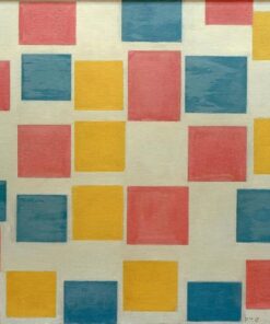 Composição com zonas coloridas – Mondrian Piet Mondrian Master Apollon