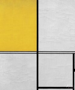 Composição com linha dupla – Mondrian Piet Mondrian Master Apollon
