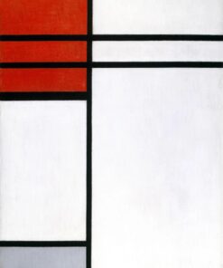 Composição com vermelho – Mondrian Piet Mondrian Master Apollon