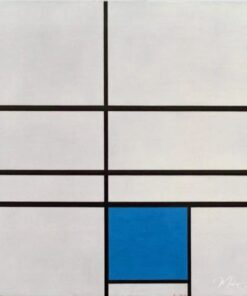 Composição com o azul 1935 – Mondrian Piet Mondrian Master Apollon
