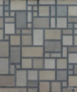 Composição com treliça – Mondrian Piet Mondrian Master Apollon