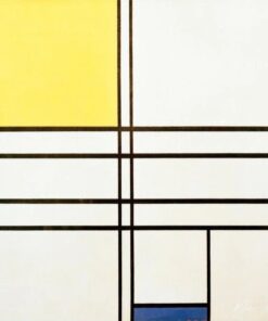 Composição em azul e amarelo – Mondrian Piet Mondrian Master Apollon