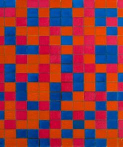 Composição em dameiro de cores escuras – Mondrian Piet Mondrian Master Apollon