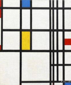 Composição em vermelho, azul e amarelo – Mondrian Piet Mondrian Master Apollon