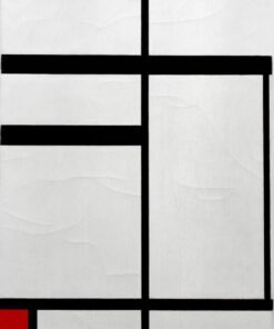 Composição n°1 vermelha – Mondrian Piet Mondrian Master Apollon