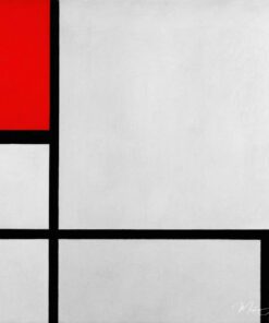 Composição vermelha e preta – Mondrian Piet Mondrian Master Apollon