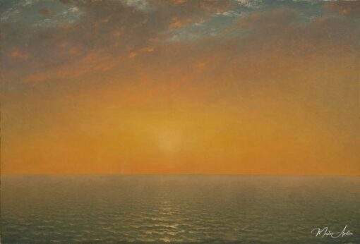Pôr do sol sobre o mar, 1872 – John Frederick Kensett John Frederick Kensett Master Apollon