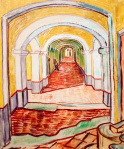 Corredor no asilo – Van Gogh Vincent Van Gogh Master Apollon