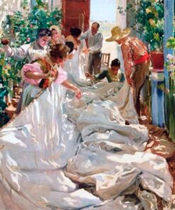Cousant a vela – Sorolla Joaquín Sorolla Master Apollon