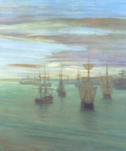 Crepúsculo em cor de carne e verde: Valparaíso – James Abbott McNeill Whistler James Abbott McNeill Whistler Master Apollon 2