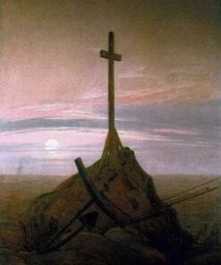Cruz sobre a Baía do Mar Báltico – Caspar David Friedrich Caspar David Friedrich Master Apollon