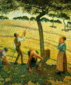 Colheita de Maçãs em Eragny-sur-Epte – Camille Pissarro Camille Pissarro Master Apollon
