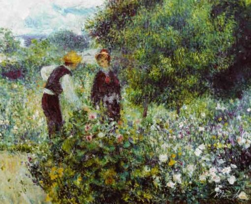 Colhendo Flores 1875 – Pierre-Auguste Renoir Pierre-Auguste Renoir Master Apollon 2
