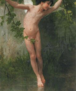 Cupido voando acima da água – William Bouguereau William Bouguereau Master Apollon