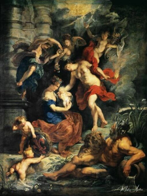 Ciclo de Médicis: O nascimento de Maria de Médicis – Peter Paul Rubens Peter Paul Rubens Master Apollon 2