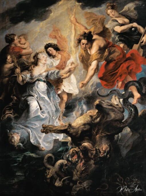 Ciclo de Médicis: A reconciliação da rainha com seu filho – Peter Paul Rubens Peter Paul Rubens Master Apollon 2