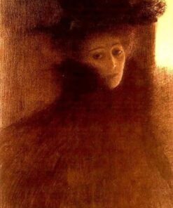 Dama com capa e chapéu – Gustav Klimt Gustav Klimt Master Apollon