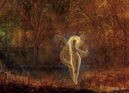 Dame Autumn a um rosto triste – John Atkinson Grimshaw John Atkinson Grimshaw Master Apollon