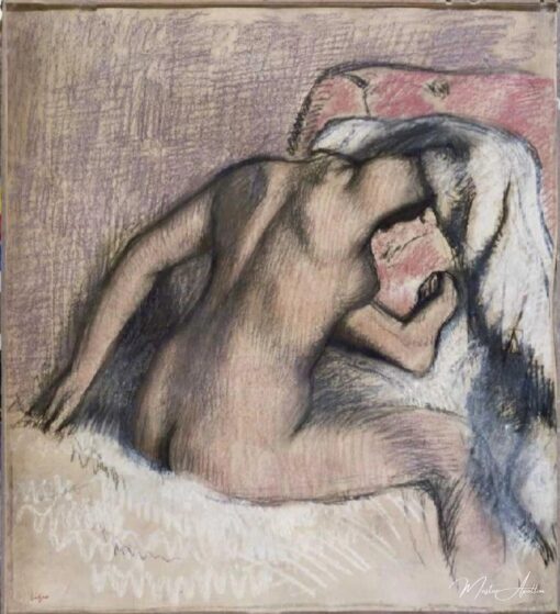 Dama com a toalete, os colares secando – Edgar Degas Edgar Degas Master Apollon 2
