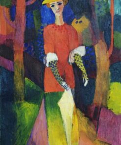 Dama em um parque – August Macke August Macke Master Apollon
