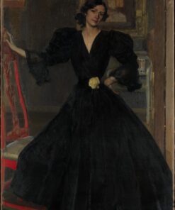 Dama de Sorolla em preto – Sorolla Joaquín Sorolla Master Apollon