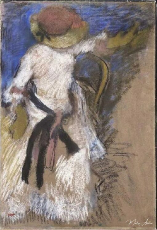 Dama sentada na roupa branca – Edgar Degas Edgar Degas Master Apollon 2