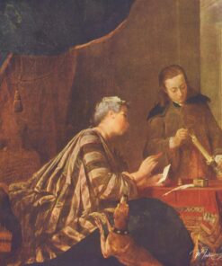 Dama selando uma carta – Jean Siméon Chardin Jean Siméon Chardin Master Apollon