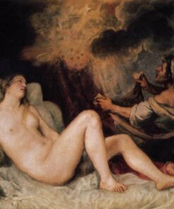 Danae com uma enfermeira – Titian Ticiano Master Apollon