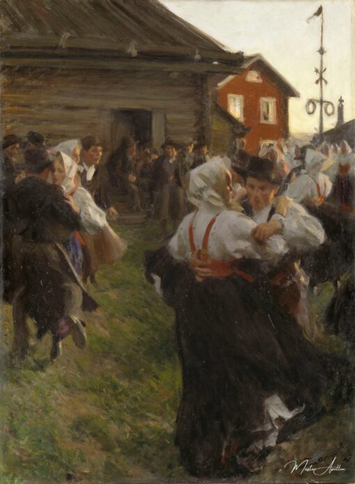 Dança do meio do verão, 1897 – Anders Zorn Anders Zorn Master Apollon