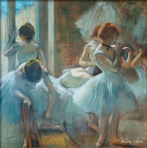 Dançarinos azuis no intervalo – Edgar Degas Edgar Degas Master Apollon 2