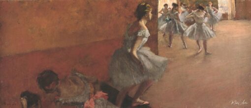 Dançarinos em uma Escada – Edgar Degas Edgar Degas Master Apollon 2