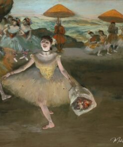 Dançarina com buquê, saudando no palco – Edgar Degas Edgar Degas Master Apollon