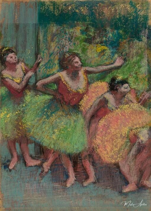 Dançarinas em amarelo e verde – Edgar Degas Edgar Degas Master Apollon 2