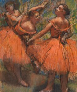 Dançarinas em vermelho – Edgar Degas Edgar Degas Master Apollon