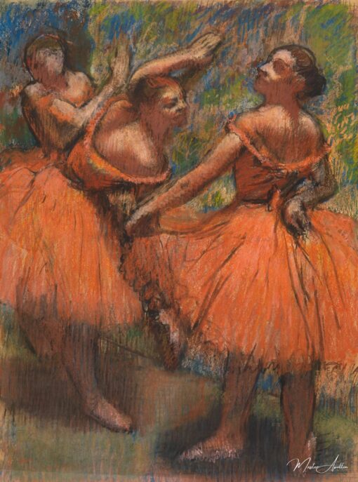 Dançarinas em vermelho – Edgar Degas Edgar Degas Master Apollon 2