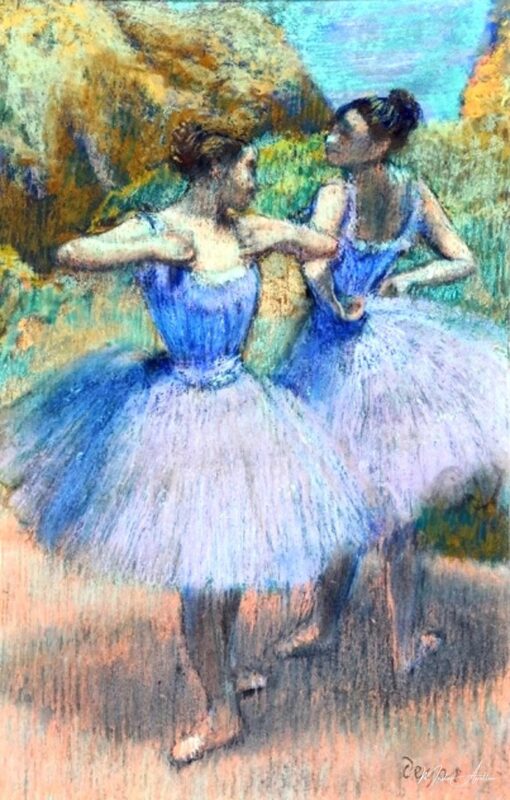Dançarinas em Violeta – Edgar Degas Edgar Degas Master Apollon 2