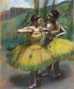 Dançarinas saias amarelas (Duas dançarinas em amarelo) – Edgar Degas Edgar Degas Master Apollon