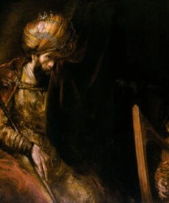 David toca harpa diante de Saul – Rembrandt van Rijn Rembrandt van Rijn Master Apollon
