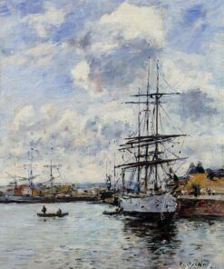 Deauville, o porto de pesca – Eugène Boudin Eugène Boudin Master Apollon