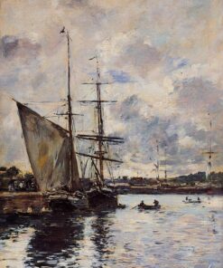 Deauville, o porto – Eugène Boudin Eugène Boudin Master Apollon